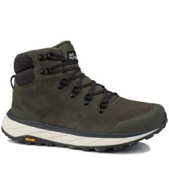 Buty męskie trekkingowe wodoodporne Jack Wolfskin TERRAVENTURE URBAN. Brązowe trekkingi męskie Jack Wolfskin, z materiału, bez zapięcia. Za 379.00 zł.