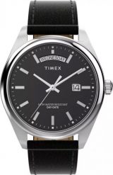 Zegarek Timex Zegarek męski Timex TW2W57400 czarny. Czarne zegarki męskie Timex, bez wzorów. Za 689.00 zł.