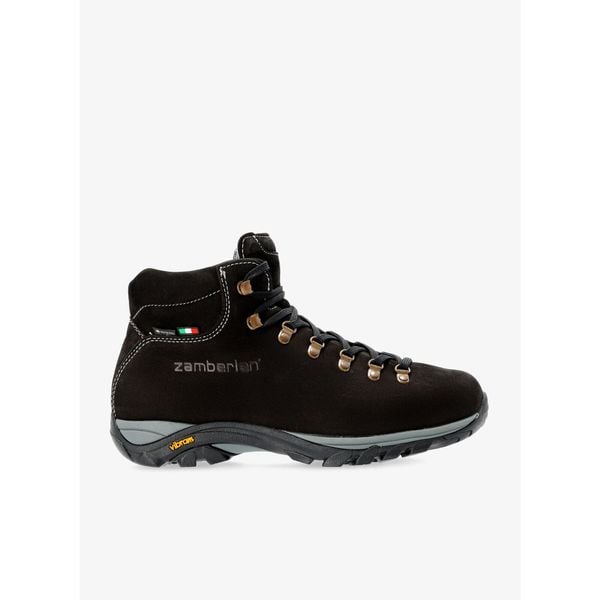 Buty turystyczne męskie Zamberlan New Trail Lite Evo GTX. Czarne buty zimowe męskie Zamberlan, bez wzorów, bez obcasa, bez zapięcia. Za 1,055.55 zł.