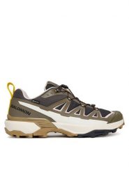 Salomon Trekkingi X Ultra 360 Edge Gore-Tex L47871700 Khaki. Brązowe trekkingi męskie Salomon, z gore-texu, bez zapięcia. Za 659.99 zł.