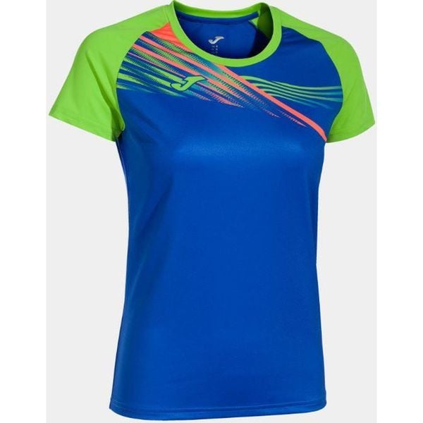 Damskie Sportowe T-shirt Joma Elite X - Oddychający i Lekki. Niebieskie koszulki sportowe damskie Joma, bez wzorów, bez ramiączek. W wyprzedaży za 133.80 zł.