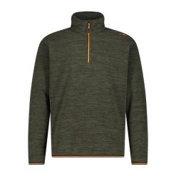 Golf męski techniczny CMP 34G4897. Zielone swetry męskie CMP, l, bez wzorów, sportowe, bez kołnierzyka, bez ramiączek. Za 204.00 zł.