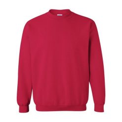 Bluza Rozpinana Z Grubej Mieszanki Dla Dorosłych Unisex. Czerwone bluzy męskie GILDAN, m, bez wzorów, bez ramiączek, bez kaptura. Za 77.99 zł.