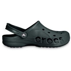 Klapki do chodzenia męskie Crocs Baya. Czarne klapki męskie Crocs, bez wzorów, z materiału, bez zapięcia. Za 170.99 zł.