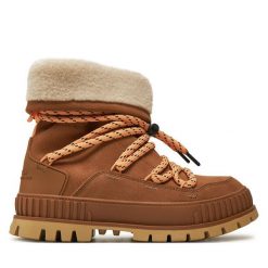 Śniegowce Palladium. Brązowe śniegowce damskie Palladium, bez zapięcia. Za 479.99 zł.