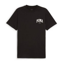 Koszulka sportowa męska Puma Squad Tee. Czarne koszulki sportowe męskie Puma, m, bez wzorów, bez ramiączek. Za 89.99 zł.