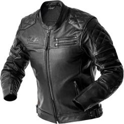 Motocyklowa kurtka skórzana RST Hillberry D3O. Czarne kurtki męskie RST, m, bez wzorów, z materiału, eleganckie, bez kaptura. Za 1,032.00 zł.