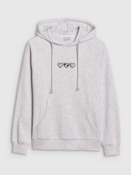 4F Bluza dresowa nierozpinana z kapturem damska - szara XXL. Szare bluzy damskie 4F, xs, bez wzorów, z bawełny, sportowe, bez ramiączek, z kapturem. W wyprzedaży za 89.99 zł.