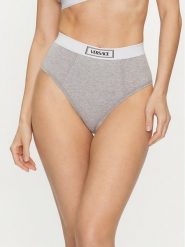 Versace Figi klasyczne z wysokim stanem 1013505 Szary. Szare majtki damskie Versace, z bawełny. Za 269.99 zł.