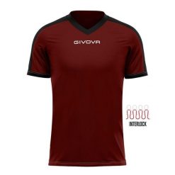 Koszulka piłkarska dla dorosłych Givova Revolution Interlock. Brązowe bluzki damskie Givova, xs, bez wzorów, sportowe, bez kołnierzyka, bez ramiączek. Za 122.99 zł.