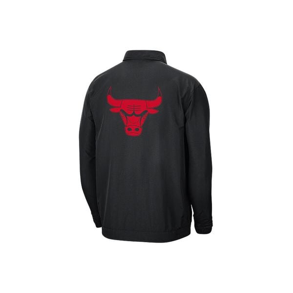 Kurtka męska nike nba chicago bulls essential lightweight jacket black. Czarne kurtki męskie Nike, m, bez wzorów, bez kaptura, do biegania. Za 329.00 zł.