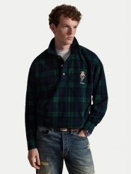 Polo Ralph Lauren Polar 710B28736001 Zielony ciemny Regular Fit. Zielone bluzy sportowe męskie Polo Ralph Lauren, l, bez wzorów, z polaru, bez kaptura. Za 1,199.00 zł.