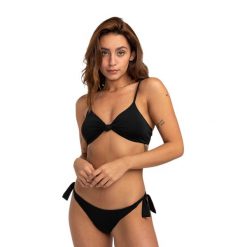 Dół od stroju kąpielowego Billabong Sol Searcher Tanga. Czarne bikini Billabong, xs, bez wzorów. Za 56.99 zł.