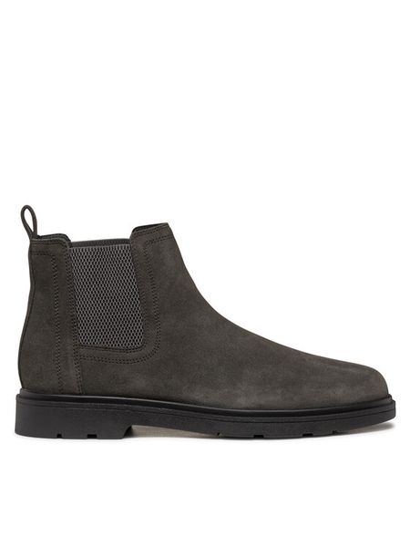 Geox Sztyblety U Spherica Ec1 U36D1C 00022 C6372 Szary. Szare botki męskie Geox, bez wzorów, ze skóry, bez obcasa, bez zapięcia. Za 409.99 zł.