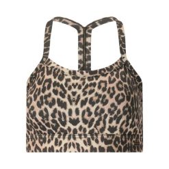 Sportowa biustonosz damski z nadrukiem Athlecia Bloom V2. Brązowe bielizna sportowa damska Athlecia, l, bez wzorów. Za 172.00 zł.