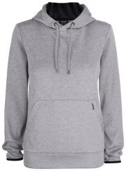 Clique Oakdale Women damska bluza z kapturem funkcjonalna szary melanż – grey. Szare bluzy damskie CLIQUE, m, bez wzorów, sportowe, bez ramiączek, z kapturem. Za 222.59 zł.
