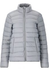 Damska kurtka puchowa Whistler Arubi. Szare kurtki sportowe damskie Whistler, l, bez wzorów, z materiału, bez ramiączek, bez kaptura, trekkingowe. Za 268.00 zł.