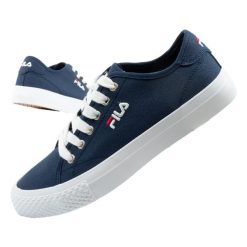 Buty sportowe trampki damskie Fila Pointer Classic. Niebieskie trampki i tenisówki damskie Fila, bez wzorów, z dresówki, bez zapięcia. Za 109.00 zł.