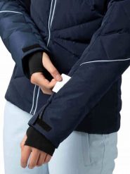 Kurtka Rossignol W Staci Pearly Jkt granatowy. Niebieskie kurtki sportowe damskie Rossignol, bez wzorów, bez ramiączek, bez kaptura, narciarskie. Za 888.34 zł.