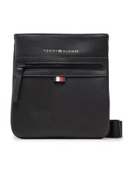 Tommy Hilfiger Saszetka Essential Pu Mini Crossover AM0AM09505 Czarny. Czarne saszetki i nerki męskie Tommy Hilfiger, bez wzorów, ze skóry. Za 219.99 zł.