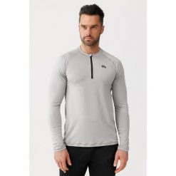 Koszulka do biegania męska Rough Radical Player szybkoschnąca z długim rękawem. Szare koszulki sportowe męskie ROUGH RADICAL, m, bez wzorów, bez ramiączek, do biegania. Za 97.44 zł.