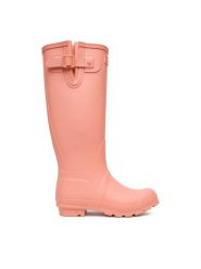 Hunter Kalosze CEO-SJY-T Różowy. Czerwone kalosze damskie Hunter, bez wzorów, z kauczuku, bez zapięcia. Za 349.99 zł.