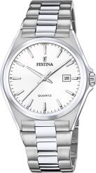 Zegarek Festina Zegarek męski Festina F20552-2 srebrny. Szare zegarki męskie Festina, bez wzorów, srebrne. Za 337.99 zł.