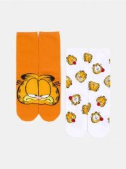 Zestaw skarpetek Garfield 2 pack - wielobarwny. Skarpety męskie Sinsay, bez wzorów. Za 15.99 zł.