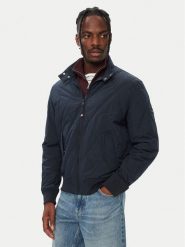 Tommy Hilfiger Kurtka bomber Harrington MW0MW44766 Granatowy Regular Fit. Niebieskie kurtki męskie Tommy Hilfiger, l, bez wzorów, z syntetyku, bez kaptura. Za 1,199.00 zł.