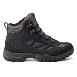 Trekkingi ECCO. Czarne obuwie trekkingowe damskie ecco, z gore-texu, bez zapięcia. Za 609.99 zł.