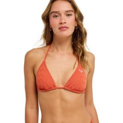 Trójkątny stanik bikini dla Kobiety CURRENT COOLNESS TIKI TRI Pomarańczowy. Brązowe stroje kąpielowe damskie Roxy, m, bez wzorów, z elastanu. Za 129.99 zł.