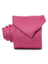 Andrew James Krawat wykonany z jedwabiu Mężczyźni Jedwab wyrazisty róż, ONE SIZE. Czerwone krawaty i muchy Andrew James, bez wzorów, z jedwabiu, eleganckie. Za 119.95 zł.