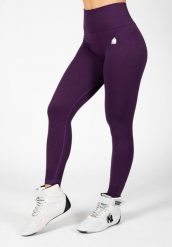 Legginsy sportowe damskie Neiro Bezszwowe. Zielone legginsy damskie GORILLA WEAR, bez wzorów, z nylonu. Za 229.00 zł.
