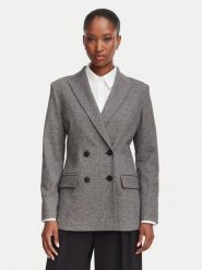 Marella Marynarka Materia 2625916021 Czarny Regular Fit. Czarne marynarki i żakiety damskie Marella, bez wzorów, z bawełny, bez kołnierzyka, bez ramiączek. Za 1,114.00 zł.