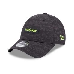 Czapka z daszkiem New Era 9FORTY Valentino Rossi VR46 All Over Print 60363693. Czarne czapki damskie New Era, bez wzorów. Za 149.00 zł.
