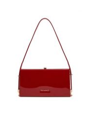 Eva Minge Torebka EO-AVAH-LA482-6340 Czerwony. Czerwone torebki wizytowe damskie Eva Minge, bez wzorów, z materiału, bez dodatków. Za 199.99 zł.