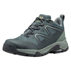Buty trekkingowe Helly Hansen Cascade Low Zielone. Szare obuwie trekkingowe damskie Helly Hansen, z gumy, bez zapięcia. Za 580.40 zł.