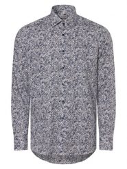 Olymp Level Five Koszula Mężczyźni Slim Fit Bawełna niebieski, 43. Niebieskie koszule męskie OLYMP Level Five, m, bez wzorów, z bawełny, bez kołnierzyka, bez ramiączek. Za 229.95 zł.