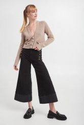 Kardigan damski wełniano-kaszmirowy CUSTOMMADE. Kardigany damskie Custommade, m, bez wzorów, z kaszmiru, bez kołnierzyka. W wyprzedaży za 620.95 zł.