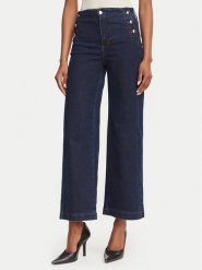 Rinascimento Jeansy CFC0130003003 Granatowy Wide Leg. Niebieskie jeansy damskie Rinascimento, bez wzorów, z bawełny. Za 629.99 zł.