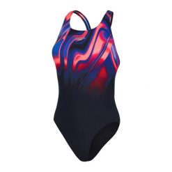 Strój kąpielowy damski Speedo Plmt. Czarne stroje kąpielowe damskie Speedo, xs, bez wzorów, z lycry. Za 446.56 zł.