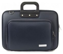 Torba Bombata Plus Classic 15''-16'' dark blue. Niebieskie torby na laptopa damskie Bombata, bez wzorów. Za 419.00 zł.