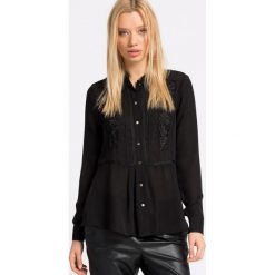 Silvian Heach - Koszula. Czarne koszule damskie Silvian Heach, s, bez wzorów, z materiału, casualowe, bez kołnierzyka, bez ramiączek. W wyprzedaży za 229.90 zł.