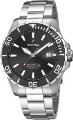 Zegarek Festina Zegarek męski Festina F20531-4 srebrny. Szare zegarki męskie Festina, bez wzorów, srebrne. Za 886.99 zł.