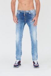 DSQUARED2 Niebieskie jeansy Cool Guy Jean. Niebieskie jeansy męskie Dsquared2, z jeansu. W wyprzedaży za 1,999.99 zł.