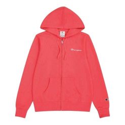 Damska Bluza Z Kapturem Zapinana Na Zamek Błyskawiczny. Czerwone bluzy damskie Champion, bez wzorów, sportowe, bez ramiączek, z kapturem. Za 318.99 zł.