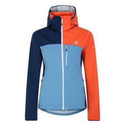 Kurtka Softshell Damska Lexan Colour Block. Brązowe kurtki sportowe damskie Dare 2B, xs, bez wzorów, z softshellu, bez ramiączek, bez kaptura, trekkingowe. Za 156.99 zł.