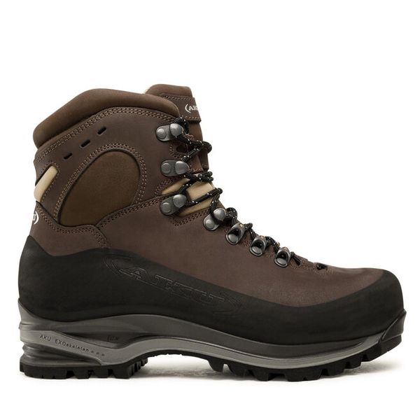 Trekkingi Aku. Brązowe botki męskie Aku, bez wzorów, sportowe, bez obcasa, bez zapięcia. Za 1,239.00 zł.