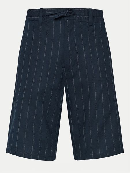 S.Oliver Szorty materiałowe 2143831 Granatowy Relaxed Fit. Niebieskie szorty męskie S.Oliver, bez wzorów, z bawełny. Za 229.99 zł.