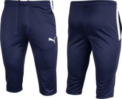 Puma Spodnie męskie Puma teamLIGA Training 3/4 Pants granatowe 657271 06 M. Spodnie sportowe męskie Puma, m, bez wzorów. Za 173.34 zł.